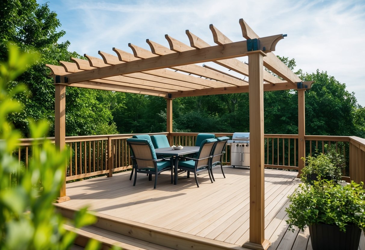 Adding a Pergola or Roof to Your Existing Deck: 2025 Cost & Design ...
